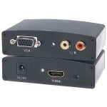 Convertor VGA la HDMI, video audio