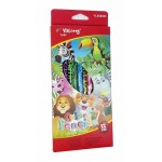 Set 12 creioane colorate YaLong YL830023