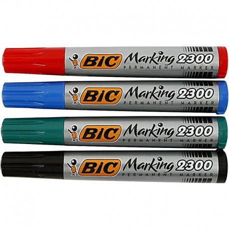 Marker Permanent BiC Marking 2300 (negru)