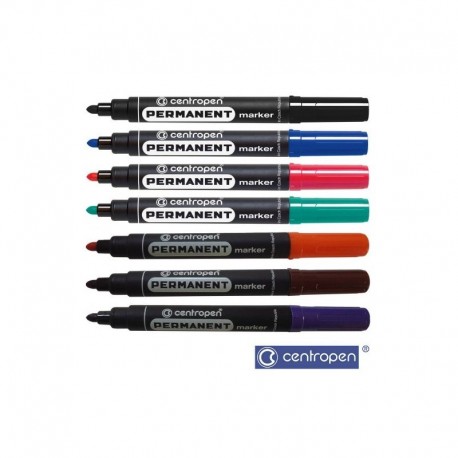 Marker Centropen 8566 permanent (verde)