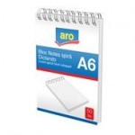 Carnetel aro cu spira, A6 50 file M 60gr/mp