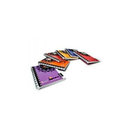 Carnetel Sigma cu spira 80 file A6, 70g/mp