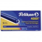 Set 5 patroane lungi Pelikan (rezerve cerneala)