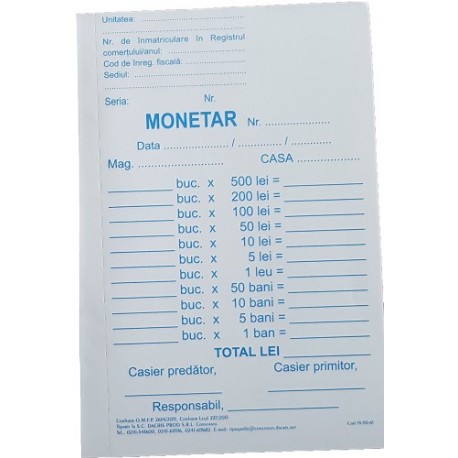 Monetar dublu exemplar