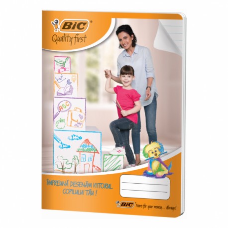 Caiet A4 Dictando, 48 file BIC