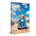 Agenda datata A5, coperta buretata, motiv Blue Sky