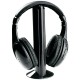 Casti audio i-JMB, tip DJ, microfon, wireless, banda reglabila, negru