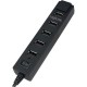 Hub LogiLink UA0124, 7 x USB 2.0, Negru