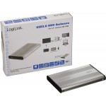 RACK EXTERN 2.5" LOGILINK USB2.0/IDE, Alu, silver,