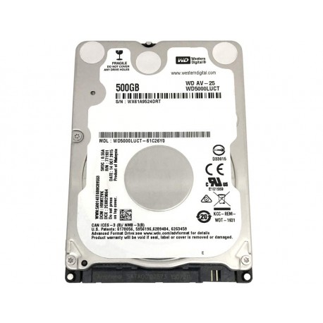HDD WD AV-25 500GB, SATA 3