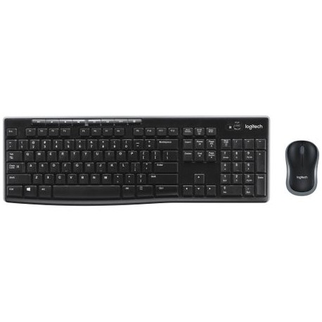 Kit Logitech Wireless Desktop MK270, USB 2.0, Negru