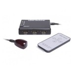 Switch HDMI Protech, 5 porturi, cu telecomanda