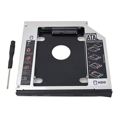 HDD Caddy laptop 12.7mm intern SATA