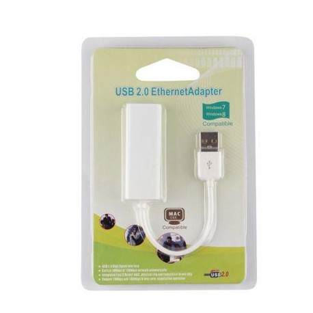 Adaptor USB 2.0 10/100 Mbps Ethernet lan adapter