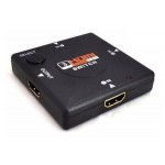 HDMI SWITCH 3X1 FULL HD 1080P 3D PVC