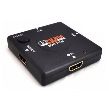 HDMI SWITCH 3X1 FULL HD 1080P 3D PVC