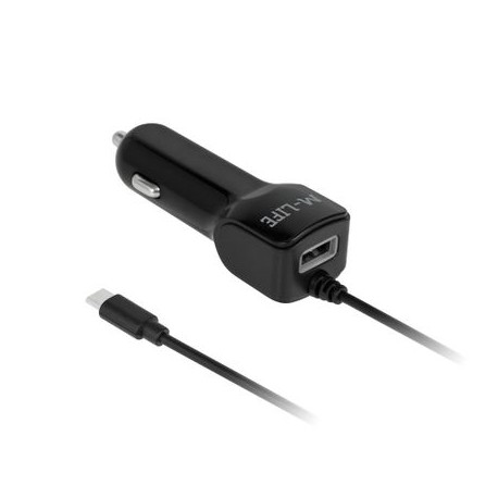 Incarcator auto Type C + USB 2100 MA M-LIFE