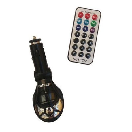 Modulator FM RoTECH , functie MP3 player , ecran LCD, USB, Telecomanda