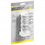 Set 4 adaptoare pentru calatorii Goobay