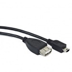 Cablu mini USB 2.0 Gembird, BM - AF, OTG, 15cm