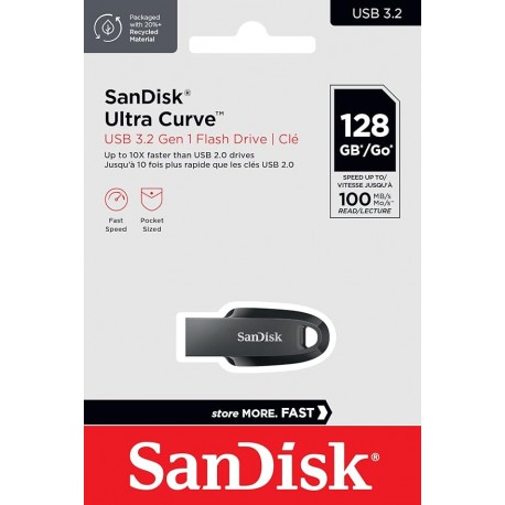 Memorie USB SanDisk Ultra Curve 128GB