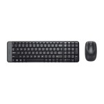 Kit Logitech Wireless Desktop MK220, USB 2.0, Negru