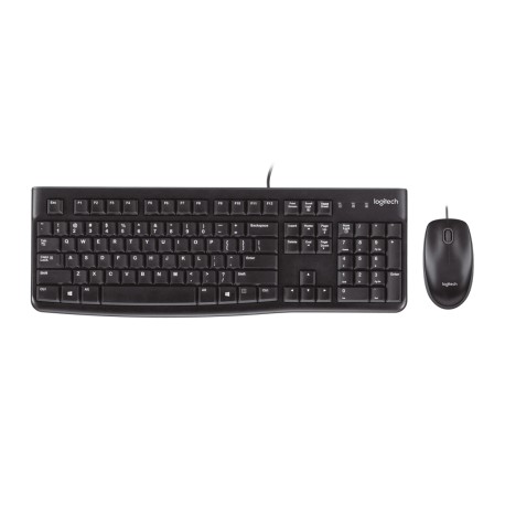 Kit Logitech Desktop MK120, USB 2.0, Negru