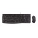 Kit Logitech Desktop MK120, USB 2.0, Negru