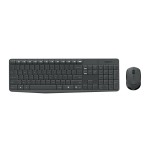 Kit Logitech Wireless Desktop MK235, USB 2.0, Negru
