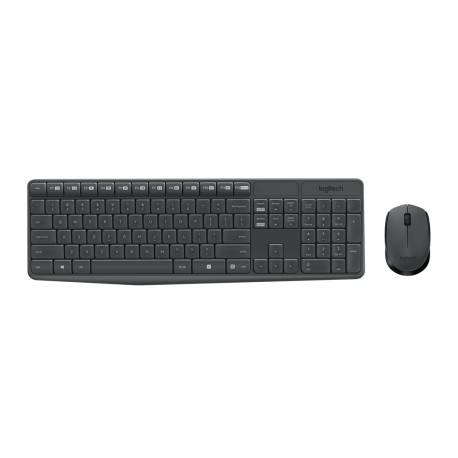 Kit Logitech Wireless Desktop MK235, USB 2.0, Negru