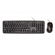 Kit Mouse+Tastatura Spacer SPDS-S6201, USB 2.0, Negru