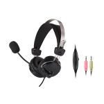 Casti cu microfon, A4Tech HS-7P, Negru