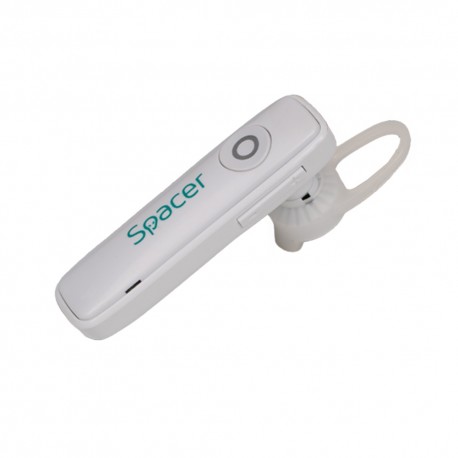 Casca Bluetooth handsfree, Spacer SPBH-HF-01-WH, Alb