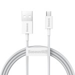 Cablu Baseus USB A catre USB Micro B, Alb