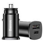 Incarcator masina Baseus, 30W, USB A + USB C