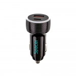 Incarcator masina Spacer, USB-A + USB-C, 17W