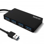 Hub USB, Spacer, 4x USB-A 3.0