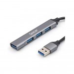 Hub USB, Spacer, 1x USB-A 3.0, 3x USB-A 2.0