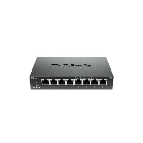 Switch D-Link DES-108, 8 porturi, 200Mbps