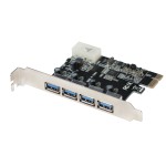 Placa PCI Express, LogiLink, 4 porturi USB 3.0