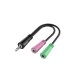 Adaptor splitter Jack 3.5mm, Hama