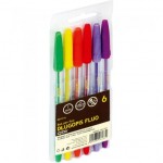 Pixuri Grand Neon, set 6 culori