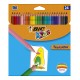 Set 24 creioane colorate BiC Kids Tropicolors