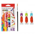 Set tempera, Little President, 12 culori, 6ml