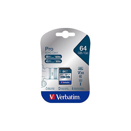 Card SD Verbatim Pro 64GB