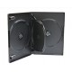 Carcasa CD/DVD 3 Disk-uri (negru)