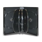 Carcasa CD/DVD 10 Disk-uri (negru)﻿