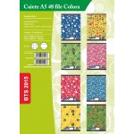 Caiet A5 Matematica, 48 file Paperland