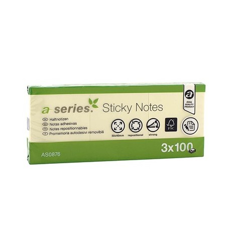 Sticky notes a-series 50x40mm 300buc