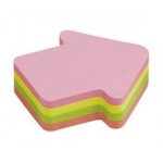 Sticky notes 70x70, diverse forme si culori, 60 file